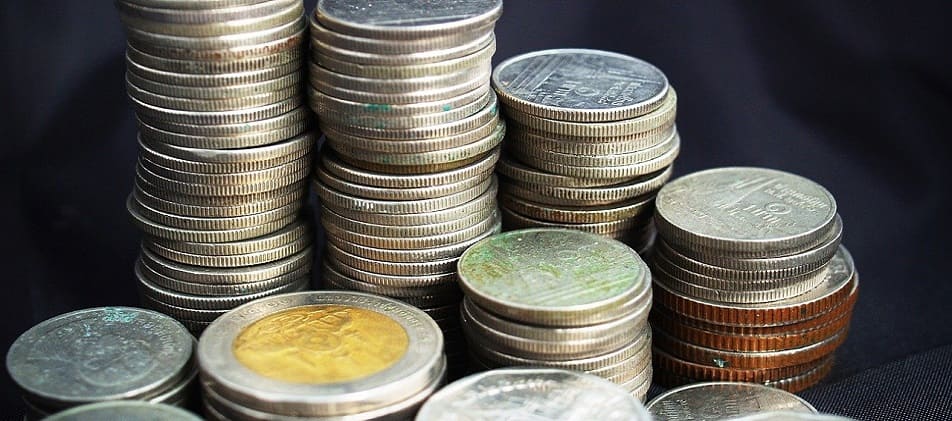 Stapel Geldstücke Hilfe bei der Schuldenaufstellung Schuldnerberatung Stuttgart Vogelsang