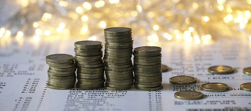 Turme von Münzen Information zu insolvenz von Schuldnerberatung Brackenheim